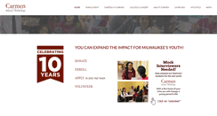 Desktop Screenshot of carmenhighschool.org